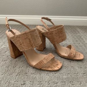 Size 7 cork style heel